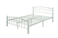 Metal Platform Bed with Headboard and Footboard Full Size J71277