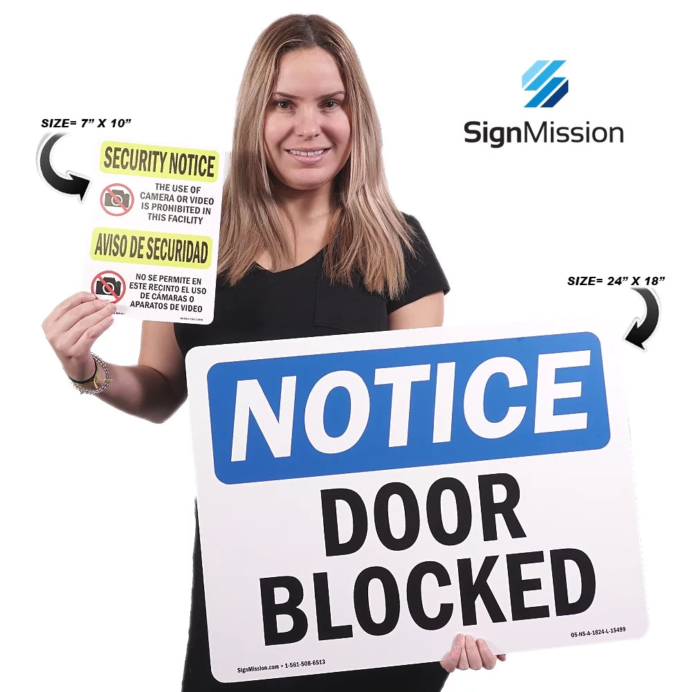 OSHA Notice Sign Y725