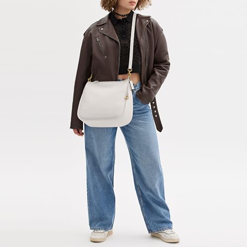 Soft Pebble Leather Shoulder Bag I447
