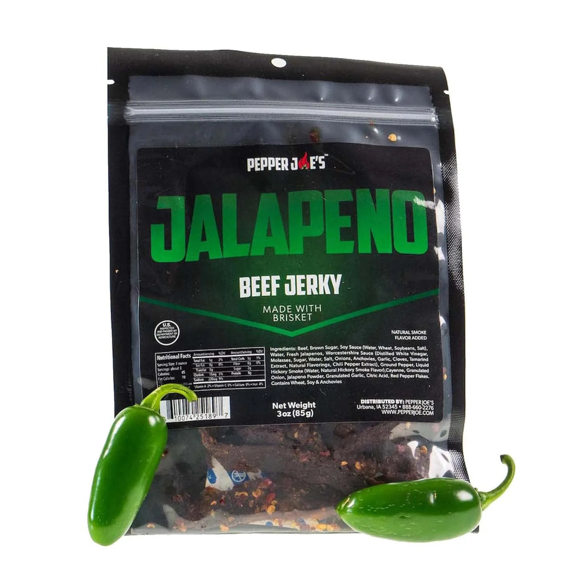 Jalapeno Brisket Jerky 3 Ounces 2 Pack J851