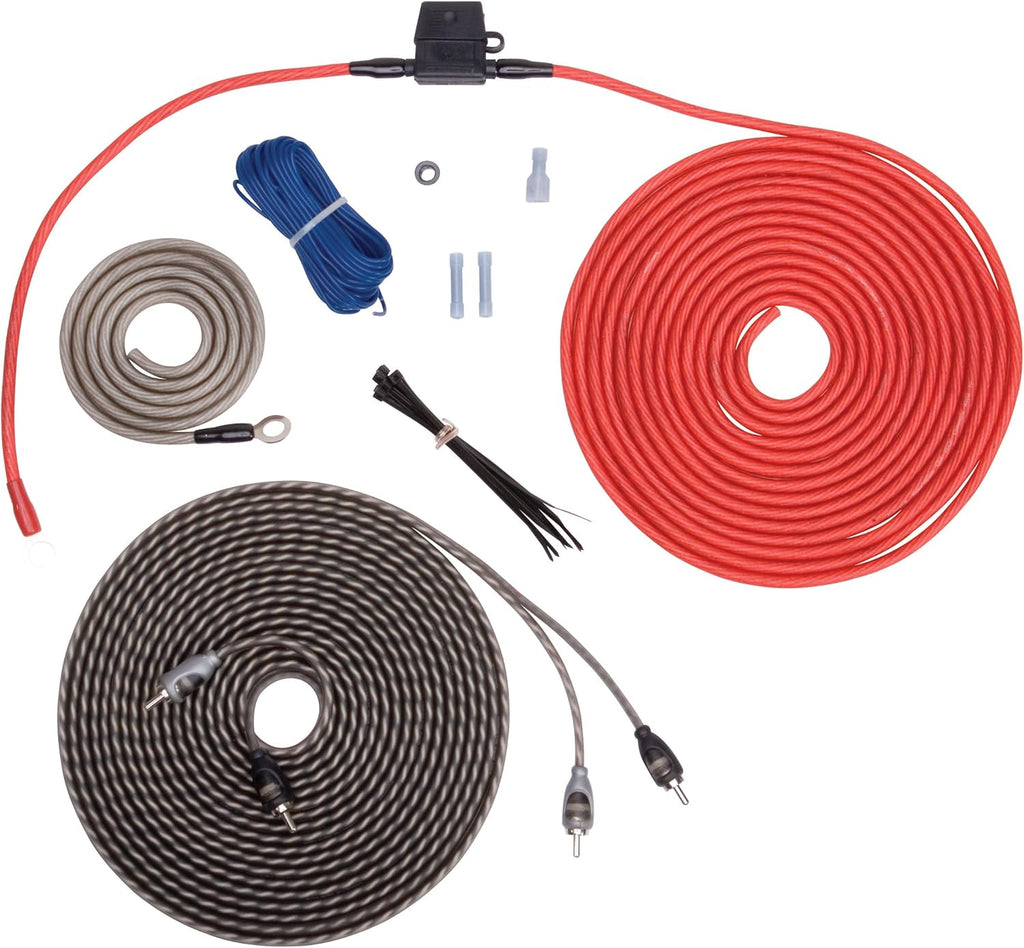 8 AWG Amplifier Install Kit with Interconnect Pack of 2 F21177