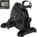 Black Under Desk Exercise Bike with LCD Display J519609