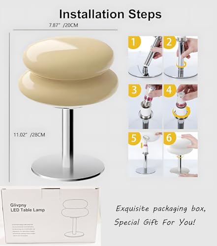 White Glass Bedside Table Lamp Z7014
