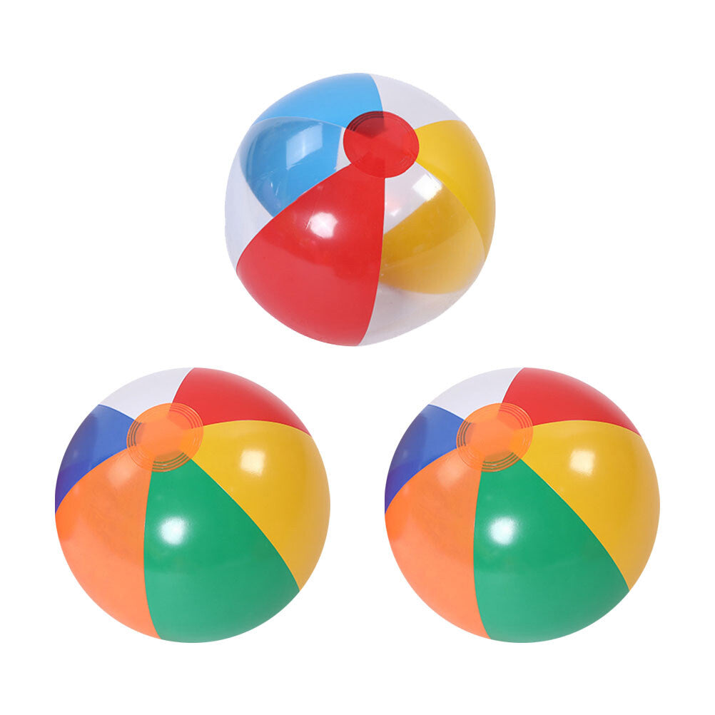 3Pcs Inflatable Beach Ball Pool Summer Water Toy R275