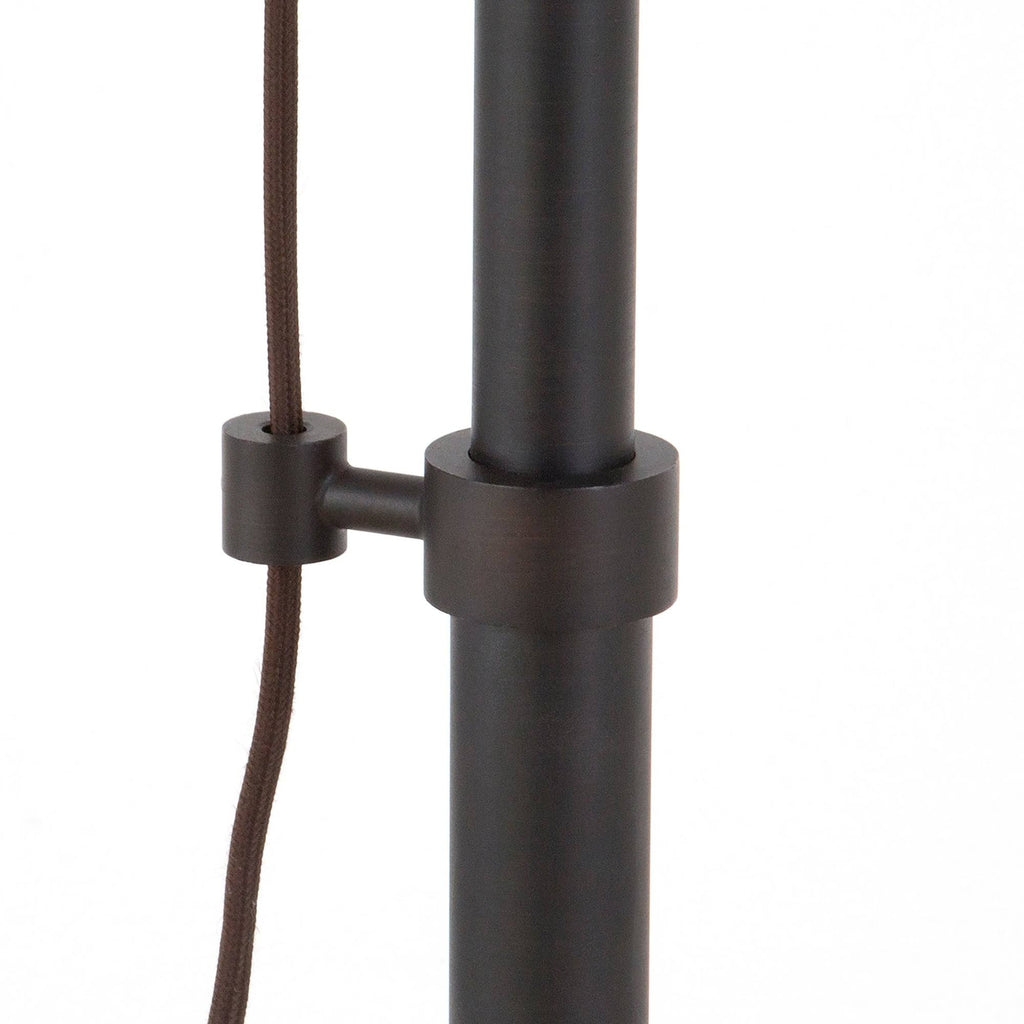 Blackened Bronze Floor Lamp with Pulley System J77084