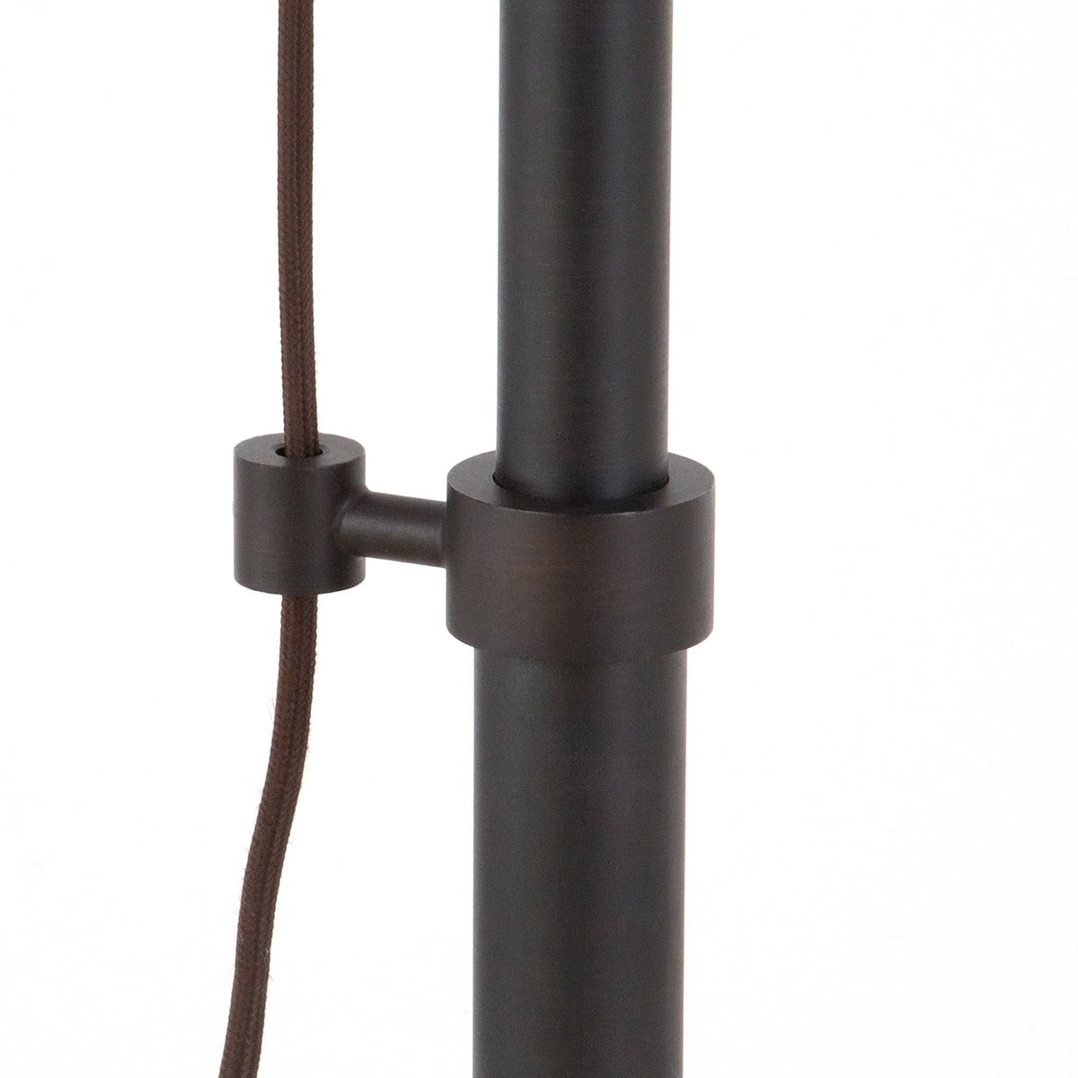 Blackened Bronze Floor Lamp with Pulley System J77084