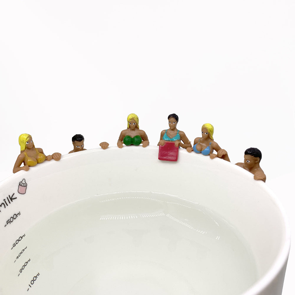 8Pcs Mini Simulated People Dollhouse Pendant Decor F9726