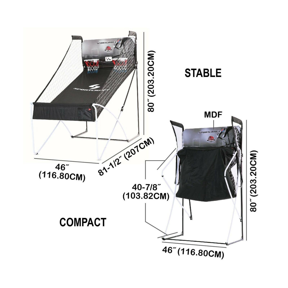 Double Hoop Shot Basketball Arcade Game Y373