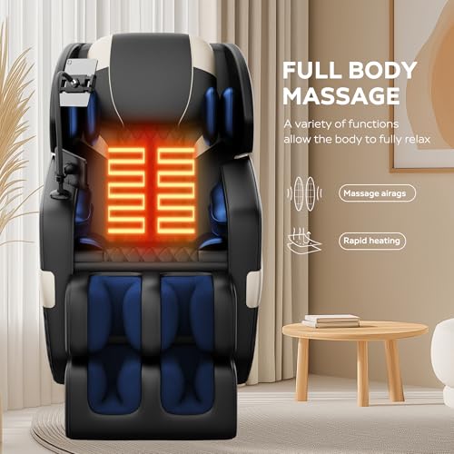 Zero Gravity Shiatsu Massage Chair Recliner with Heating E366