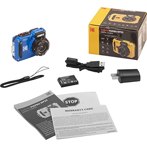 Blue Digital Camera with 32GB microSDHC Card X42690