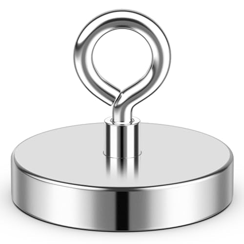 1000 lbs Pulling Force Neodymium Fishing Magnet with Countersunk Hole Eyebolt E387214