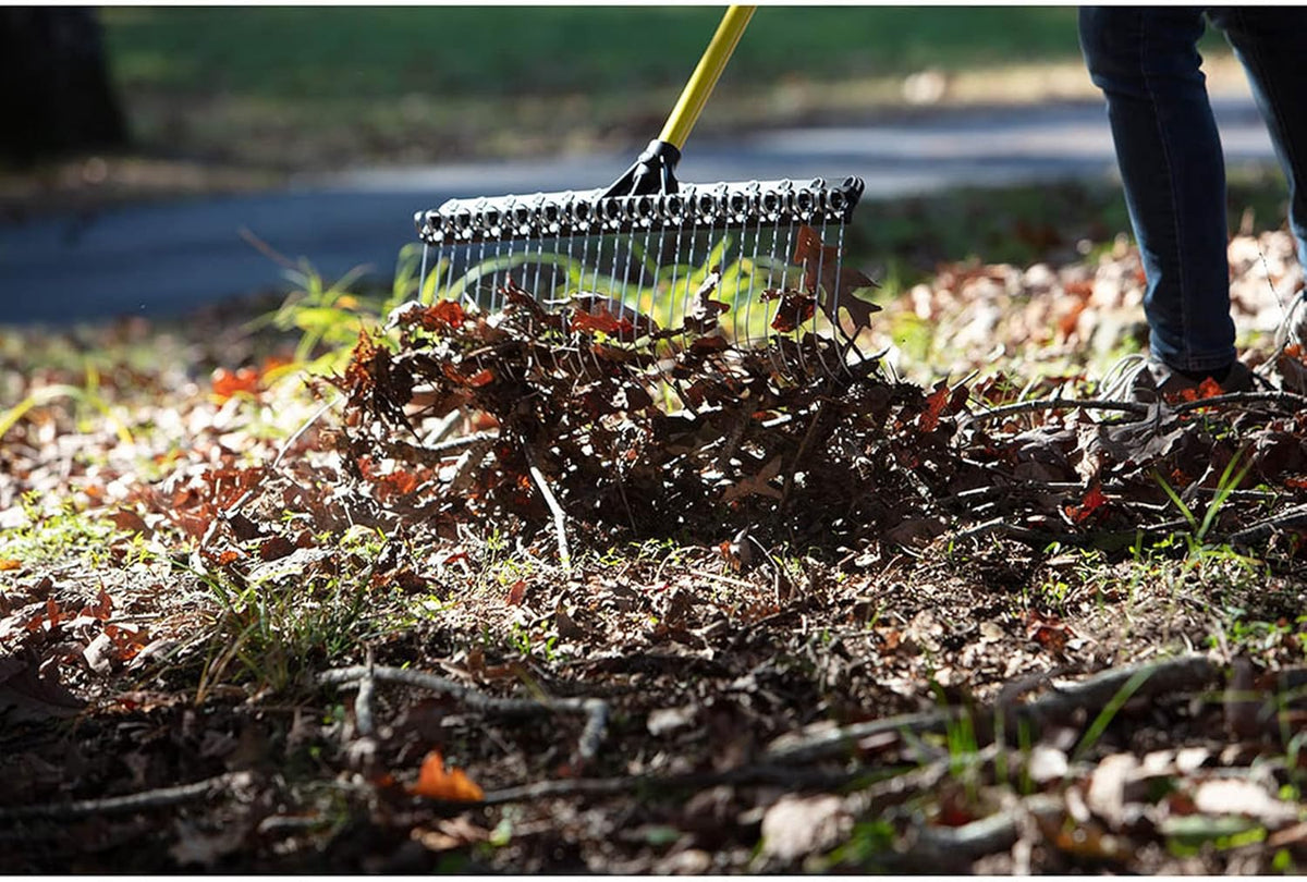 55” Lightweight Fiberglass Handle Rake with 21” Head G496