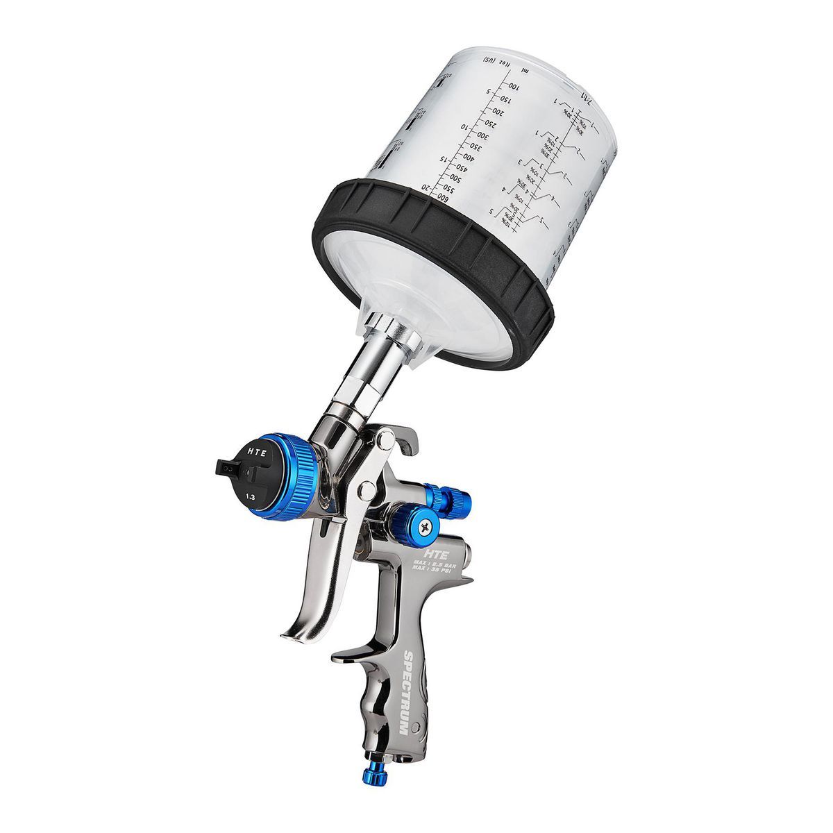 Gravity-Feed Air Spray Gun with Side Fan Control V865