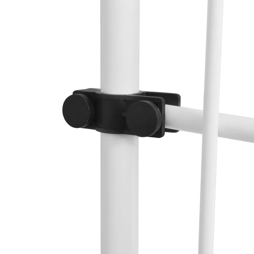 Cream White Retractable Window Awning Canopy with Crank Handle U379805