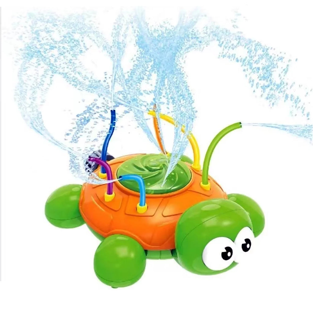 Sprinkler Toy for Kids Water Splash Play Spinning Spray Turtle Outdoor Toy C256