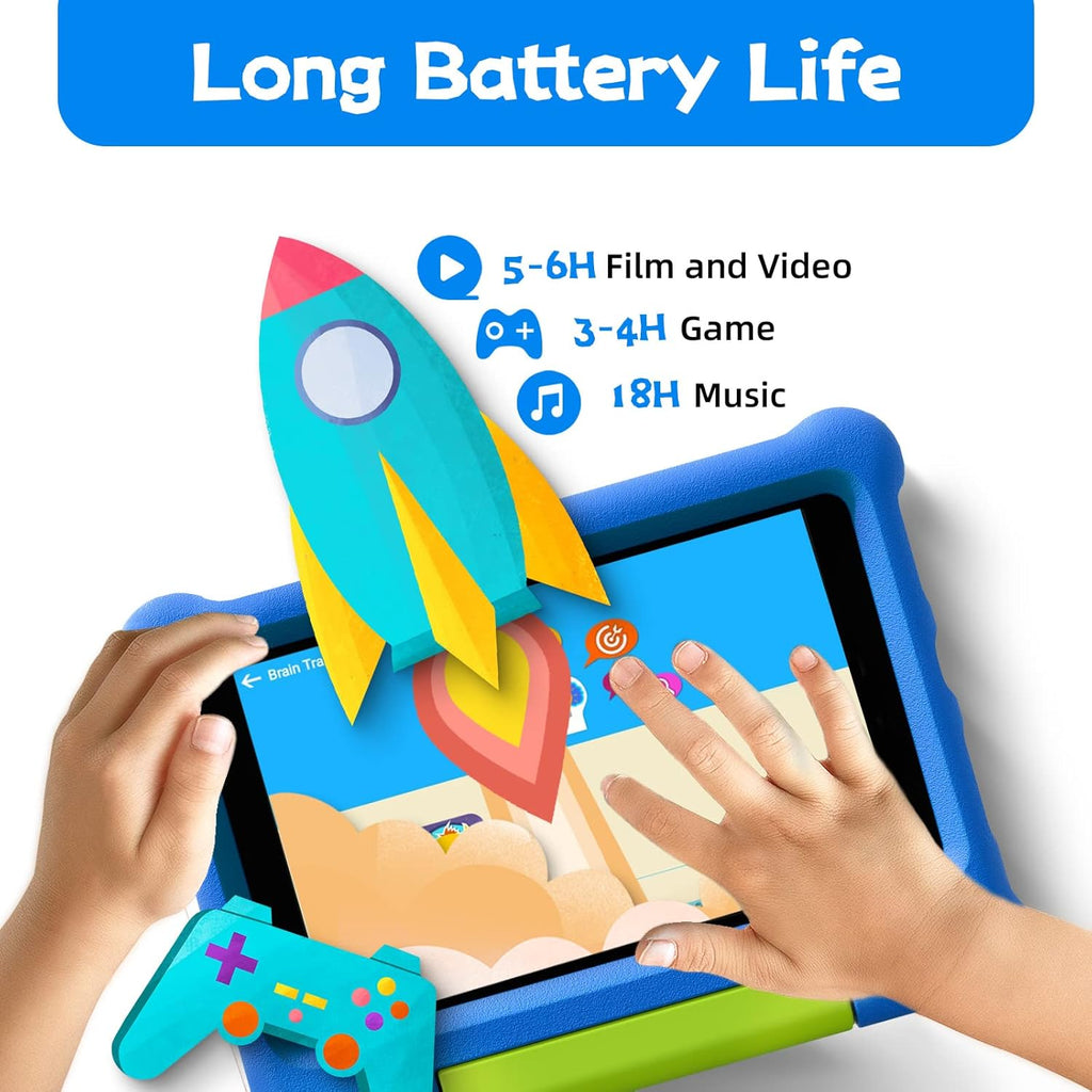 Kids Tablet 8 inch Android 11 Tablet 32GB Storage Blue G9420