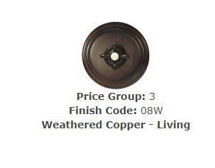 Straight Valve, 1/2x22 Compression Weathered Copper D713983