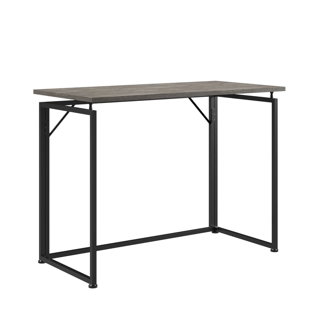 40" W Folding Computer Desk, Grey N97178