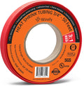 3/4" 3:1 Ratio Adhesive Lined Heat Shrink Tubing Red 50 Feet Roll K25234