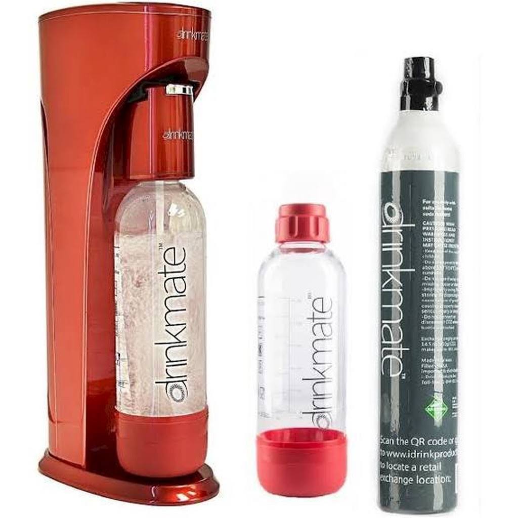 Metallic Red Carbonated Beverage Maker M372