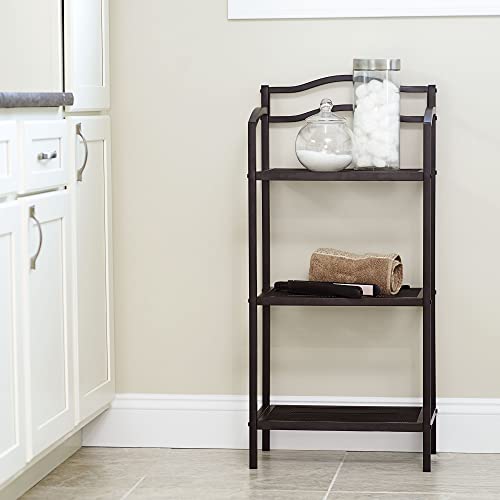 White 3-Tier Metal Bathroom Storage Shelf E642582