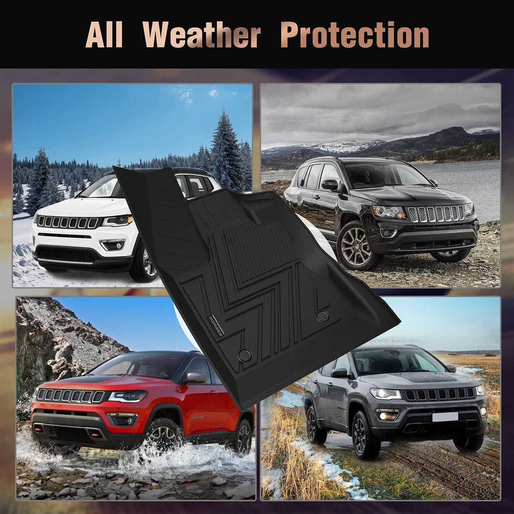 Black TPE Car Floor Mats G523