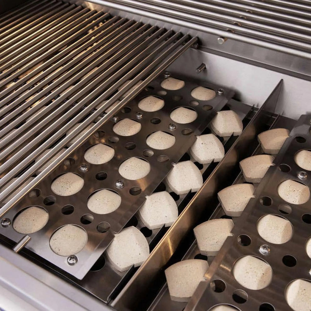 32-Inch 3-Burner Built-In Natural Gas Grill With Rotisserie A454890