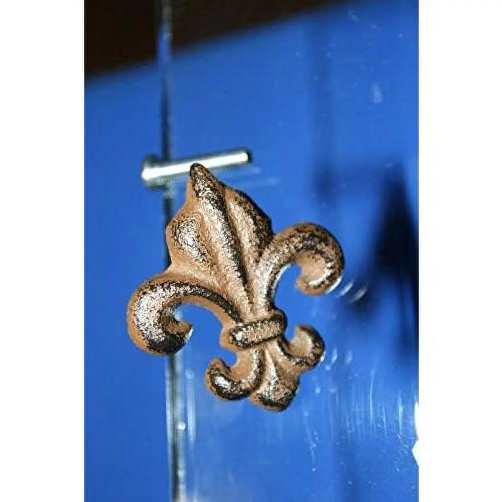 Cast Iron Fleur De Lis Cabinet Knobs, Pack Of 30 O64151