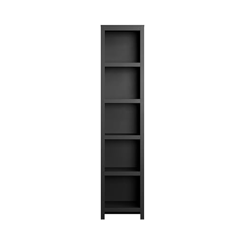White 6-Tier Bookcase with 2 Adjustable Shelves R859