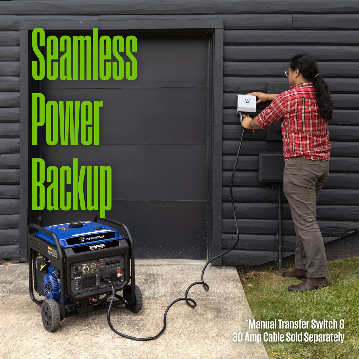 10,000 Peak Watt Portable Inverter Generator N4971