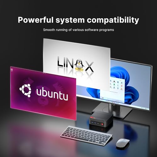 Mini Gaming PC AMD Ryzen 7 5700U 32GB RAM 1TB NVMe SSD Windows 11 Pro P9365