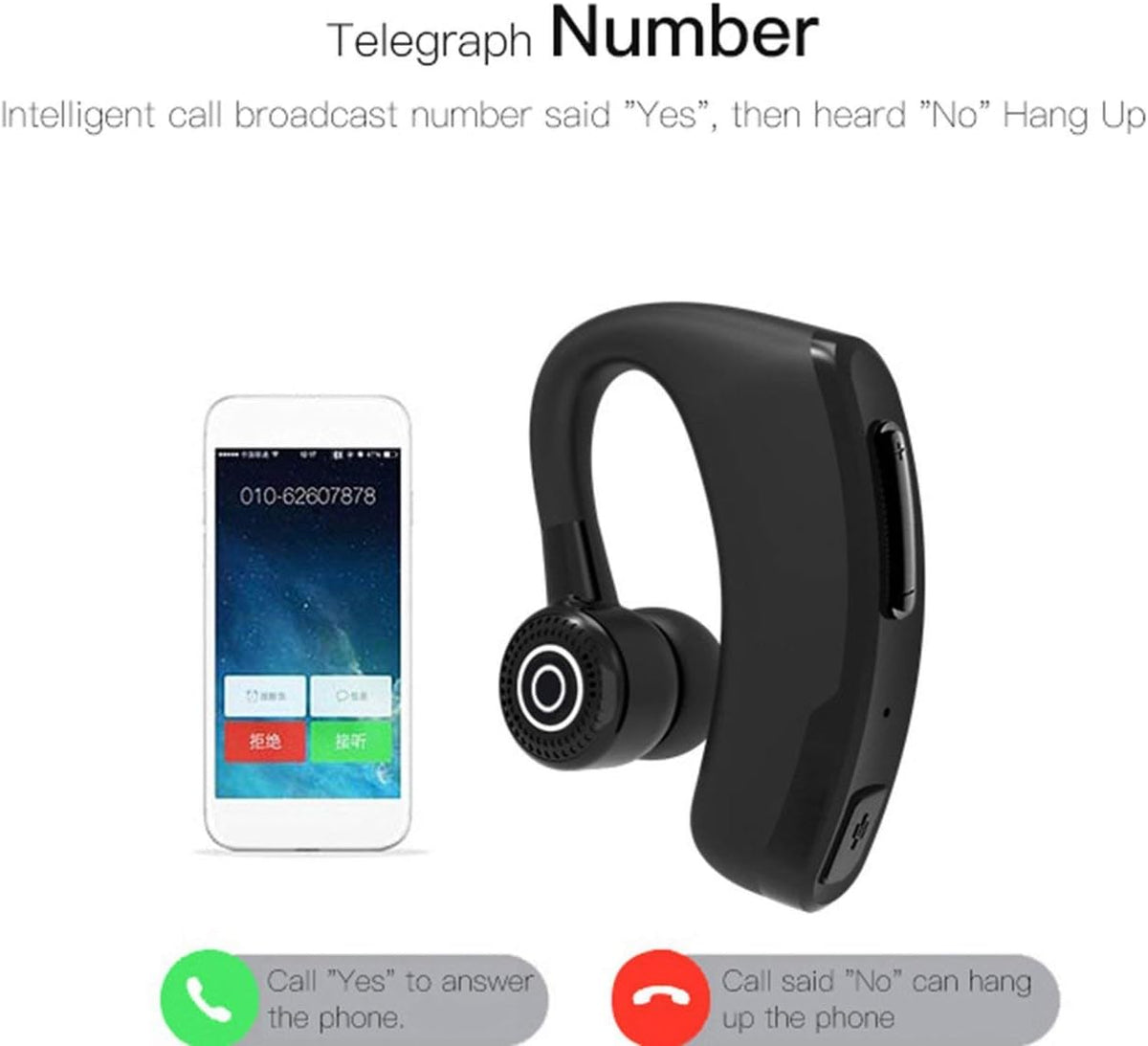 Bluetooth Wireless Headphones with Mic 12 Hour Noise Cancelling Z9479