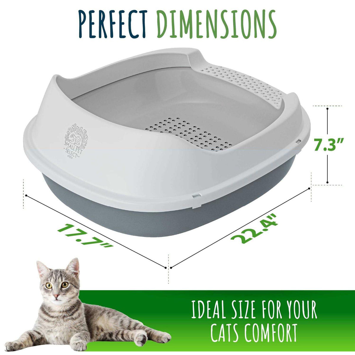 Pine Pellet Cat Litter Box F7487