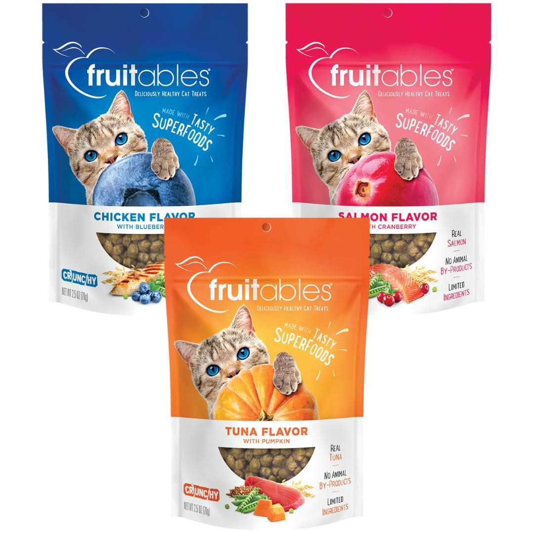 Cat Treat 3 Flavor Variety Pack of 2.5oz Bags C12975