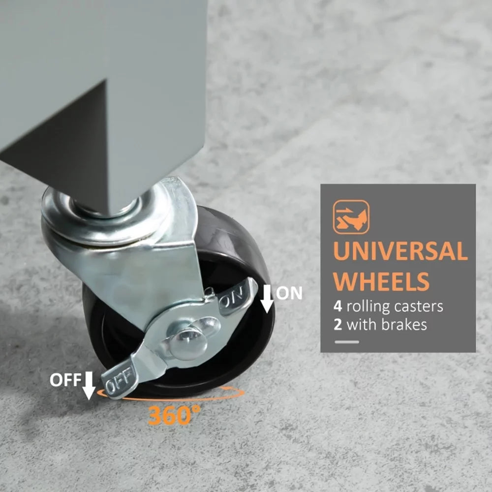 Kitchen Island Cart on Wheels Y79303