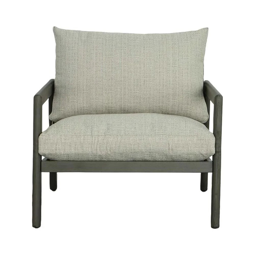 Aluminum Outdoor Lounge Chair in Gray G9447