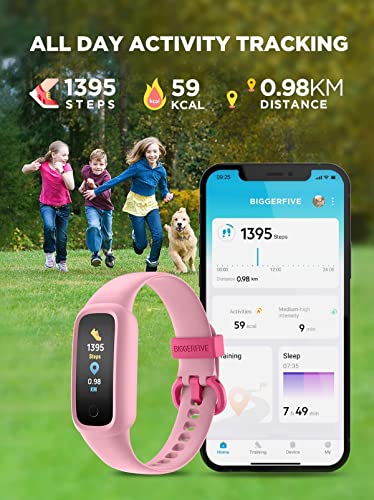 Blue Kids Fitness Tracker Watch, IP68 Waterproof F7358