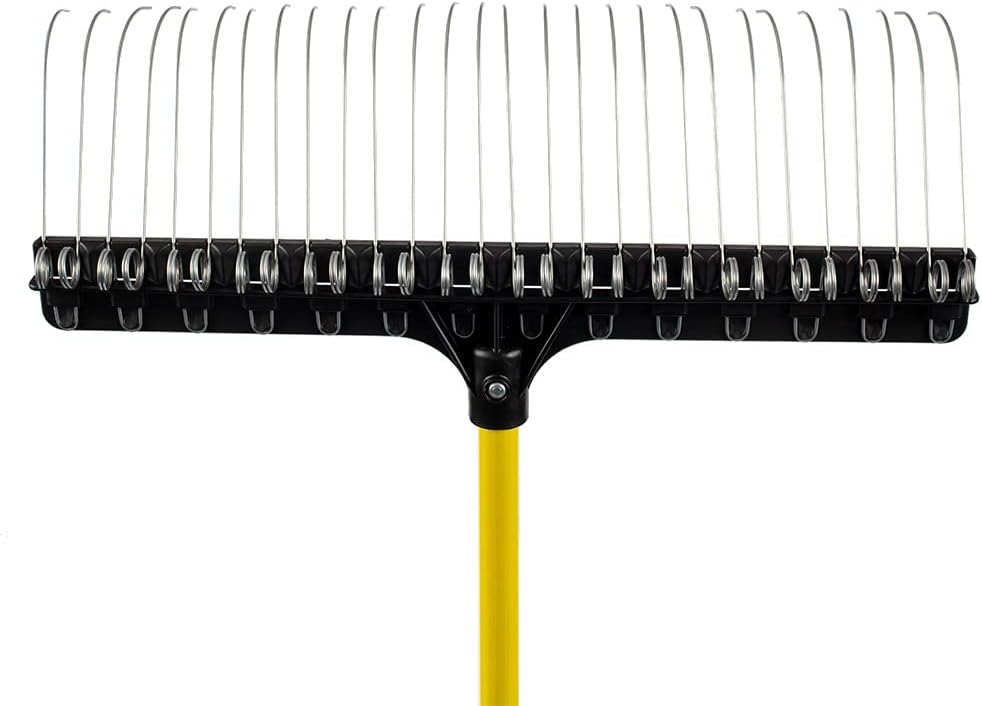 55” Lightweight Fiberglass Handle Rake with 21” Head G496