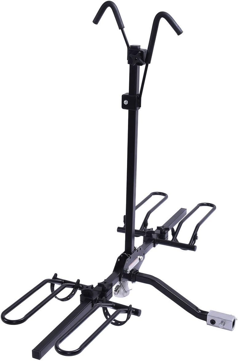 2-Bike Hitch Mount Rack Foldable Receiver L7381
