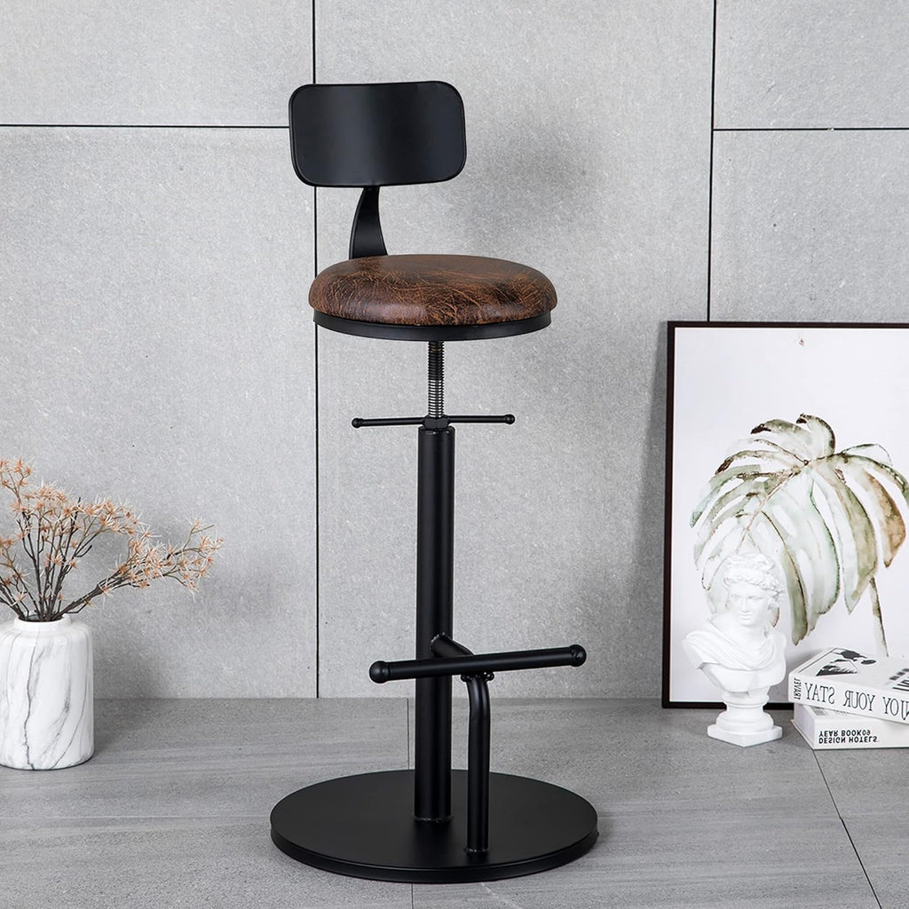 Set of 2 Adjustable Swivel Bar Stool X272