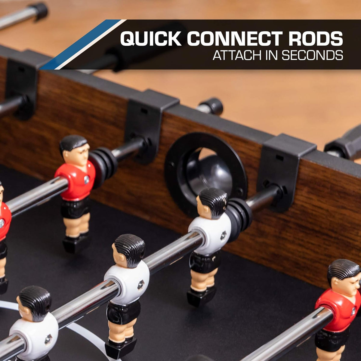 56-Inch Foosball Table with Quick-Connect Rods and Bead Scoring W396726