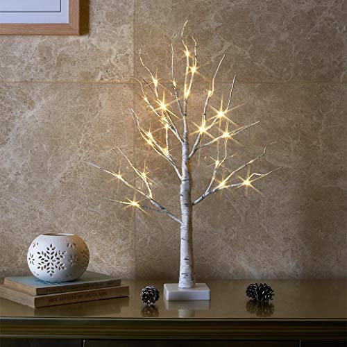 108 Led 8 Modes Lighted Birch Tree Y70122