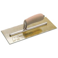 Golden Stainless Steel Plaster Trowel with Wood Handle A40300