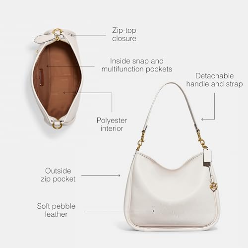 Soft Pebble Leather Shoulder Bag I447