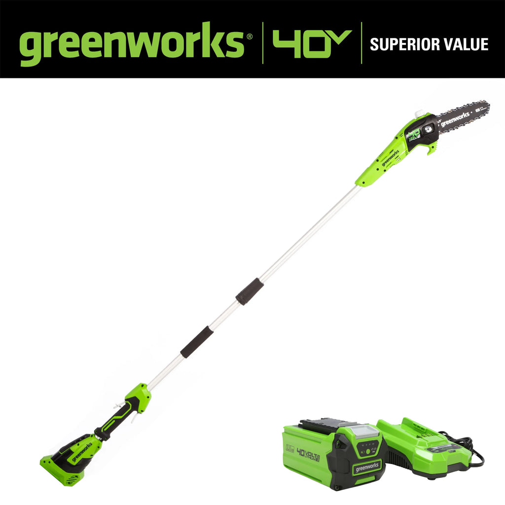 40V Cordless Pole Saw with 2.0 Ah Battery and Charger Q1884