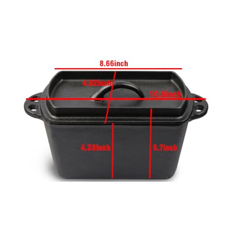 Cast Iron Loaf Pan 2 x 2 QT Q67806