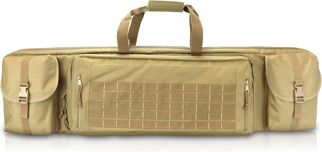 Tactical Double Rifle Case with Pistol Storage Q76936