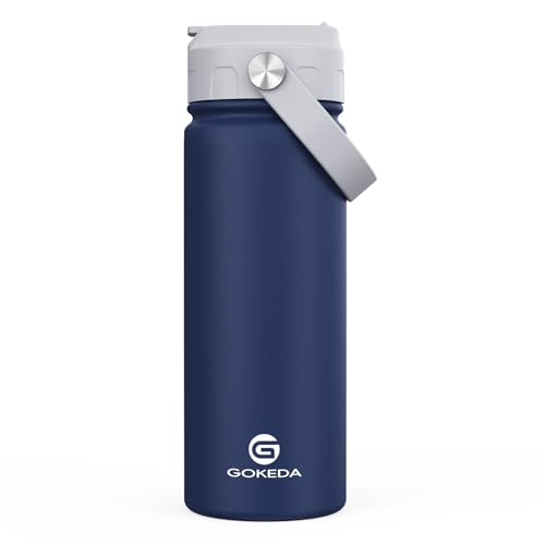 18oz Insulated Stainless Steel Kids Water Bottle with Stickers I3806