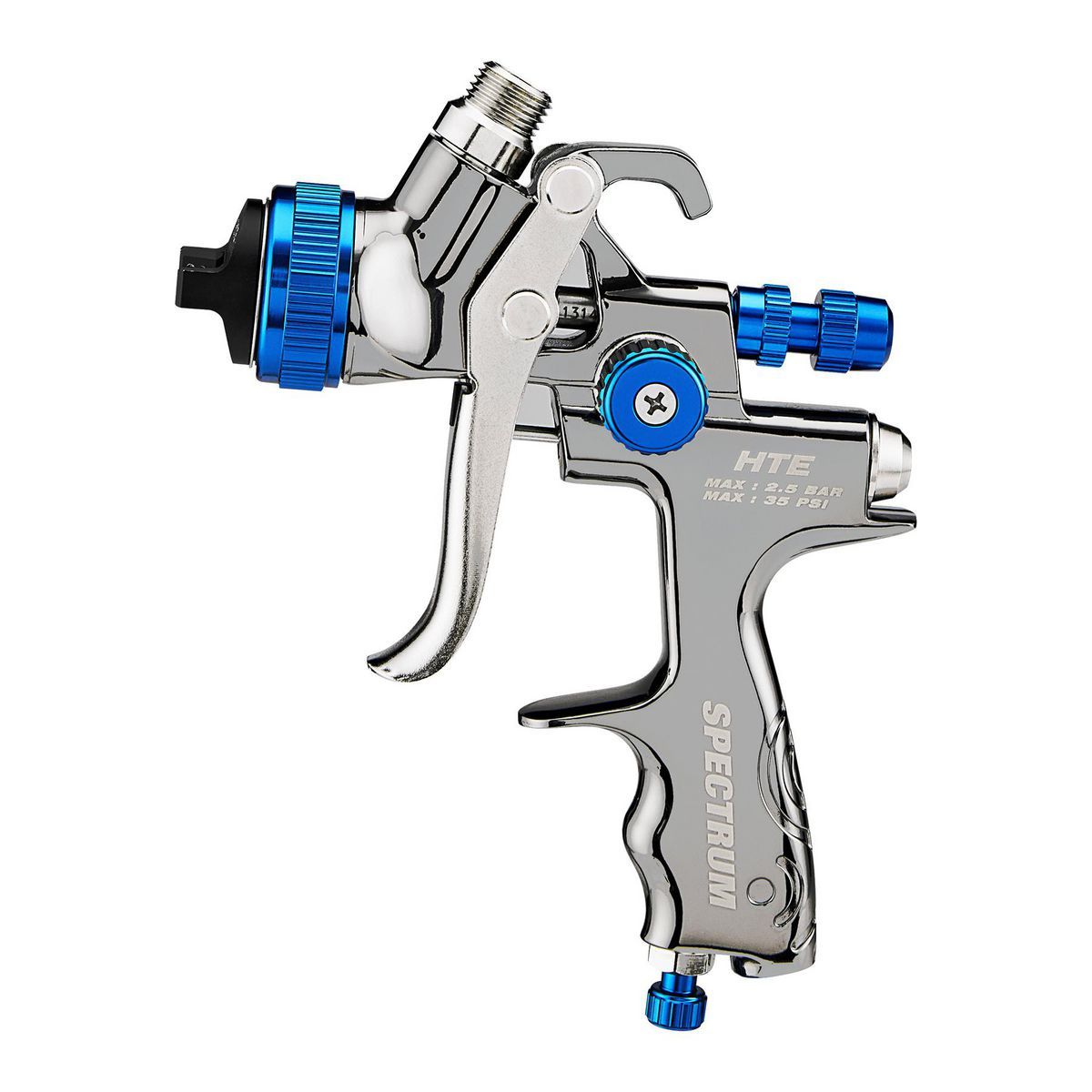 Gravity-Feed Air Spray Gun with Side Fan Control V865