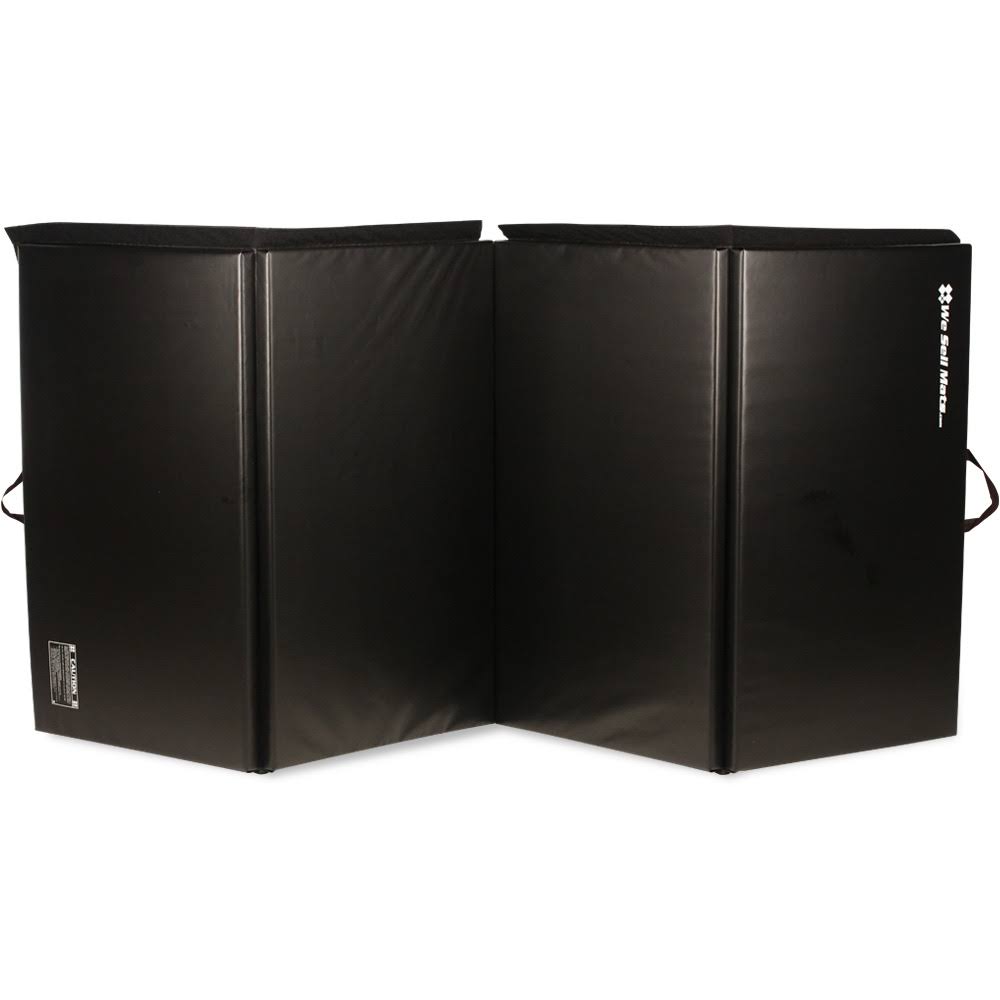 4 ft x 10 ft x 2 in Black Exercise Mat Q230